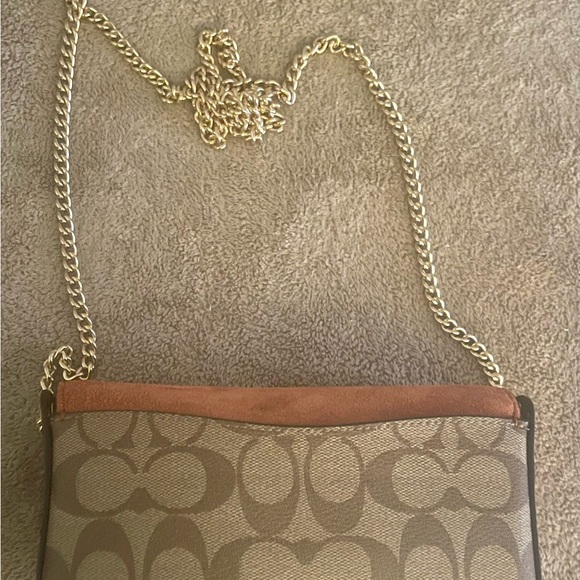 ****SOLD**** NWT Coach Suede Signature M/X Kleo - Picture 4 of 10